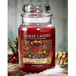 Lumanare Parfumata Borcan Mare Red Apple Wreath, Yankee Candle